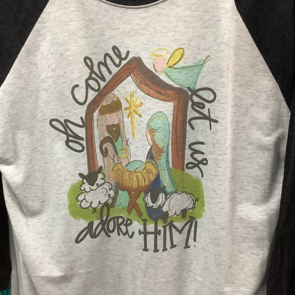 OH come adore him shirt