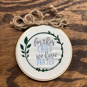 JK Embroidered Hoop