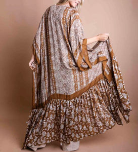 Brown Paisley Cover-up