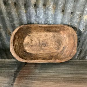 SR Wooden Round Dough Bowl