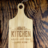 Wooden Cutting Board with Handle 7 x 13.5