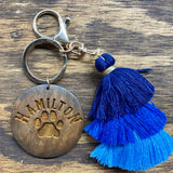 Wooden Tassel Keychains