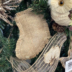 Burlap Stocking