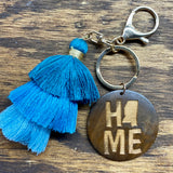 Wooden Tassel Keychains