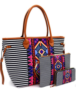 Aztec Print Purse Collection